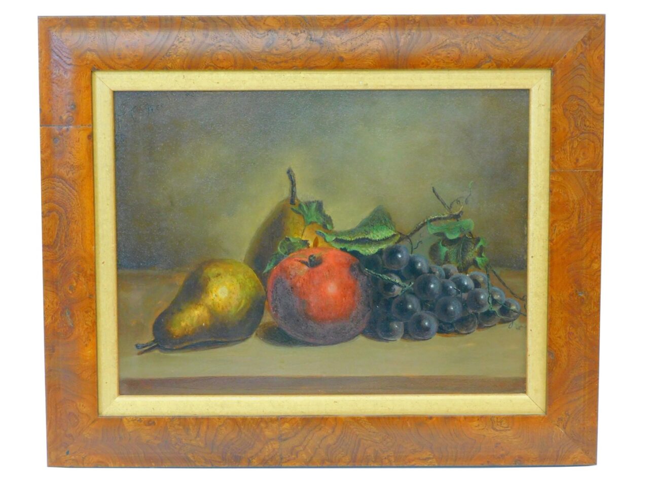 F. C. Needham 1885 Still Life Fruit Painting