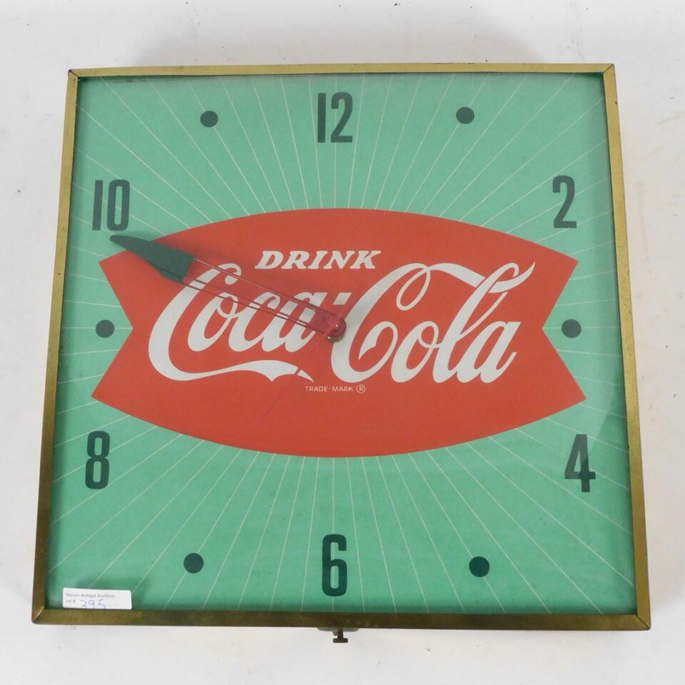 Vintage Coca-Cola Clock by Unknown Artist