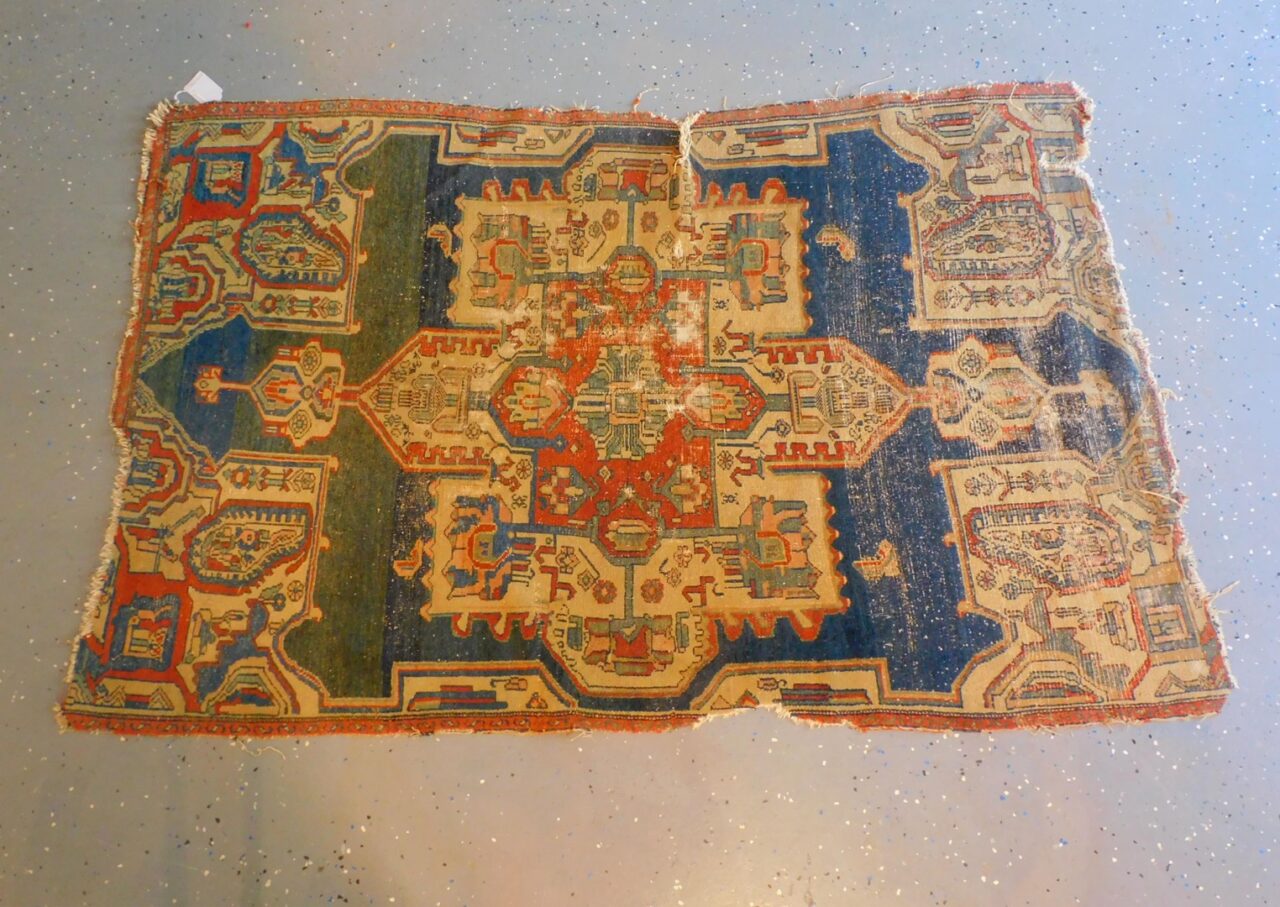 Caucasian Geometric Design Oriental Rug