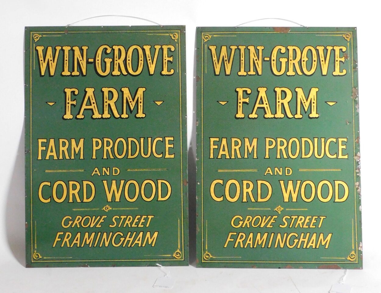 Win-Grove Farm Metal Signs