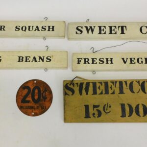 Anonymous. Collection of Early 20th Century Farm Signs.