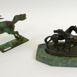 Antoine-Louis Barye Bronze Horse Sculptures