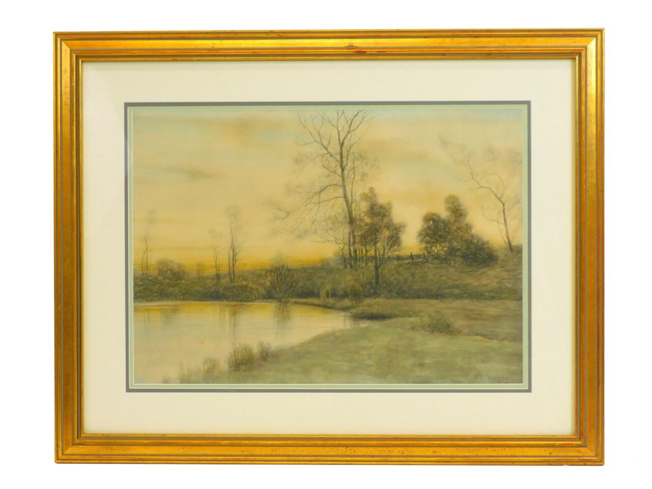 Samuel R. Chaffee Watercolor Landscape