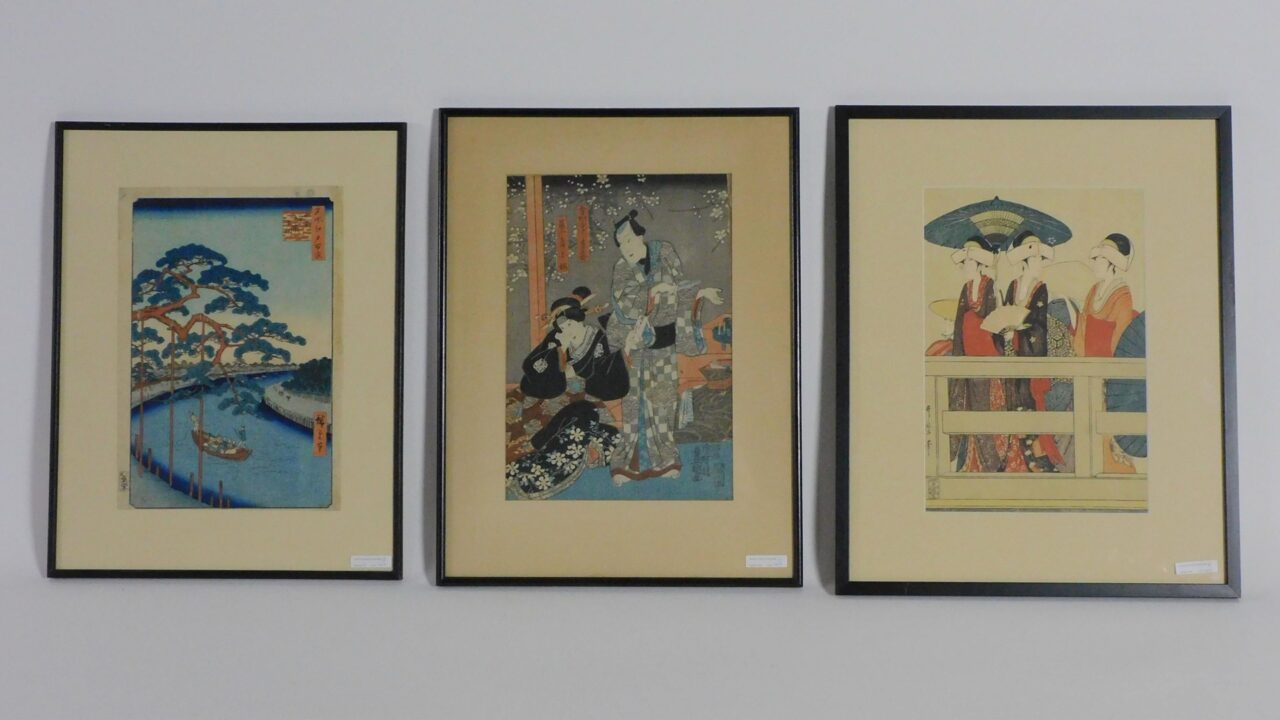 Japanese Ukiyo-e Woodblock Prints by Utamaro