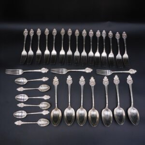 Gorham Sterling Silver Medallion Flatware Set