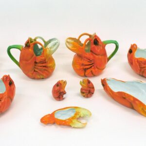 Royal Bayreuth Lobster Serving Pieces Collection