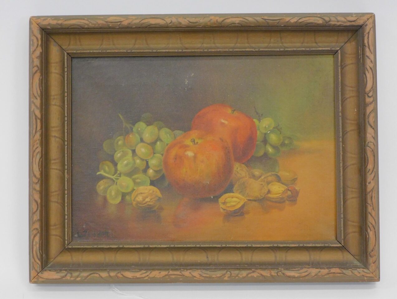 Luella Thibault Still Life Fall River School Oil Painting 19th/20th c.