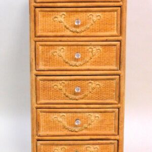 Rare Wicker Lingerie Chest by Mary Jean McLaughlin