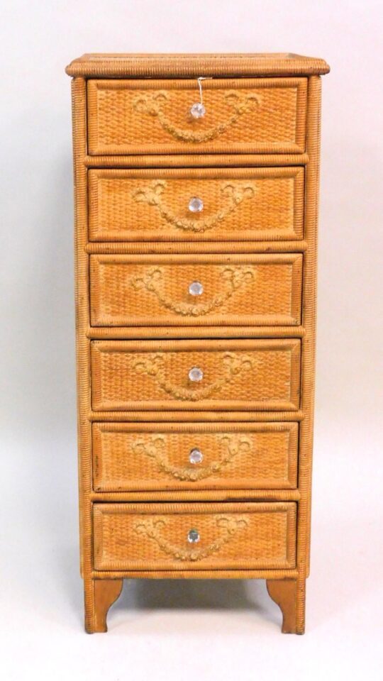 Rare Wicker Lingerie Chest by Mary Jean McLaughlin