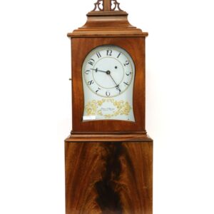 Elmer O. Stennes Mahogany Shelf Clock