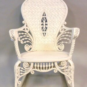 Victorian Wicker Rocker by Mary Jean McLaughlin