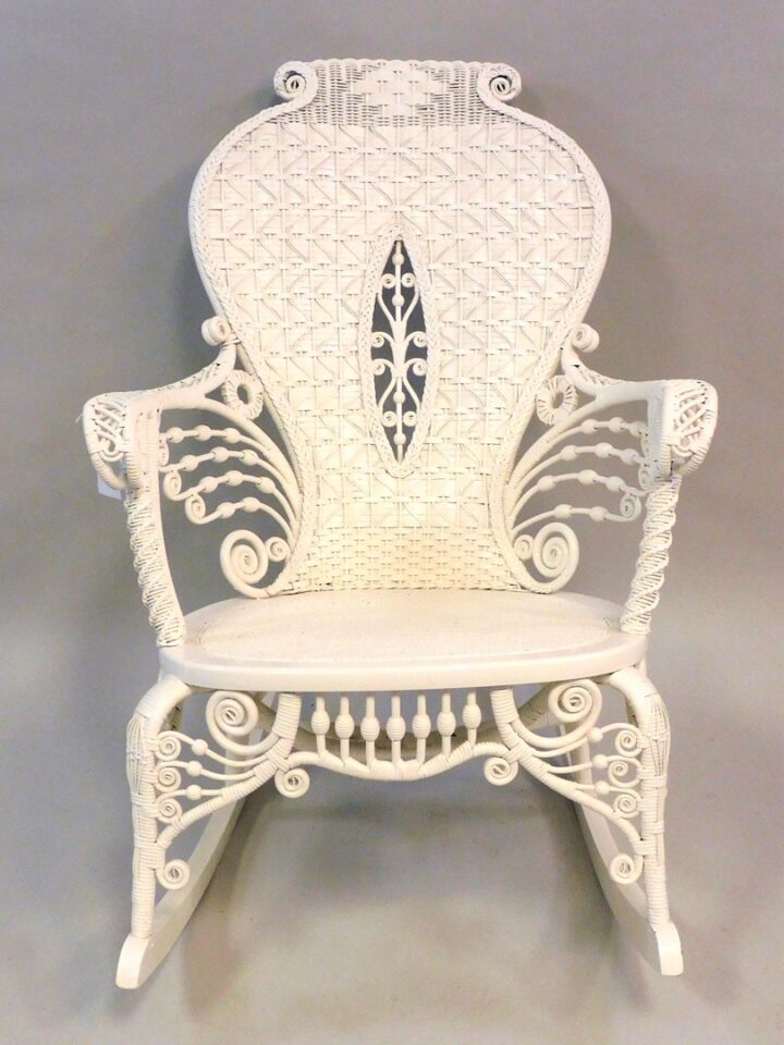 Victorian Wicker Rocker by Mary Jean McLaughlin