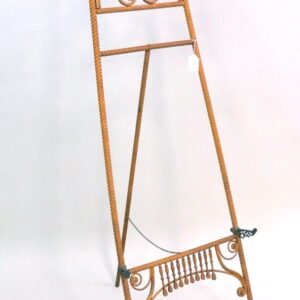 Victorian Wicker Easel with Sunburst Design