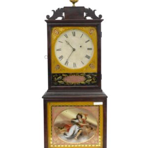 Aaron Willard Mahogany Shelf Clock