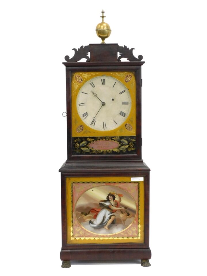 Aaron Willard Mahogany Shelf Clock