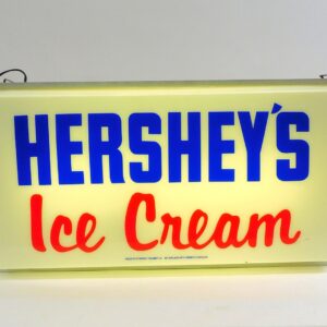 Vintage Illuminated Hershey's Ice Cream Sign by Unknown Artist