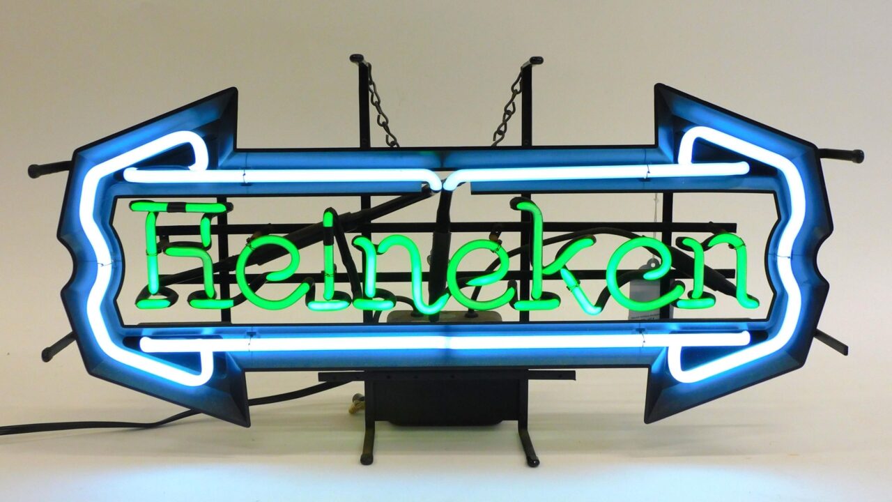 Vintage Heineken Neon Sign