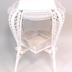 Victorian Wicker Table by Mary Jean McLaughlin