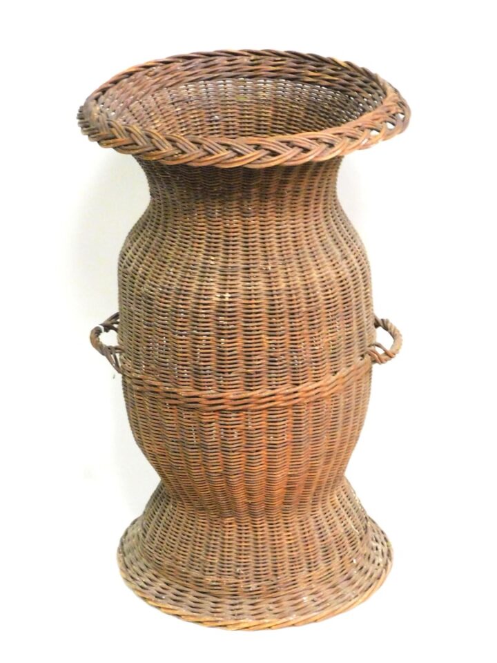 Victorian Wicker Handled Basket