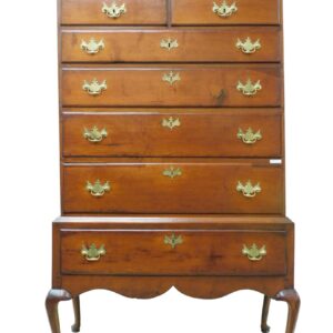 Queen Anne Style Connecticut Chest on Stand