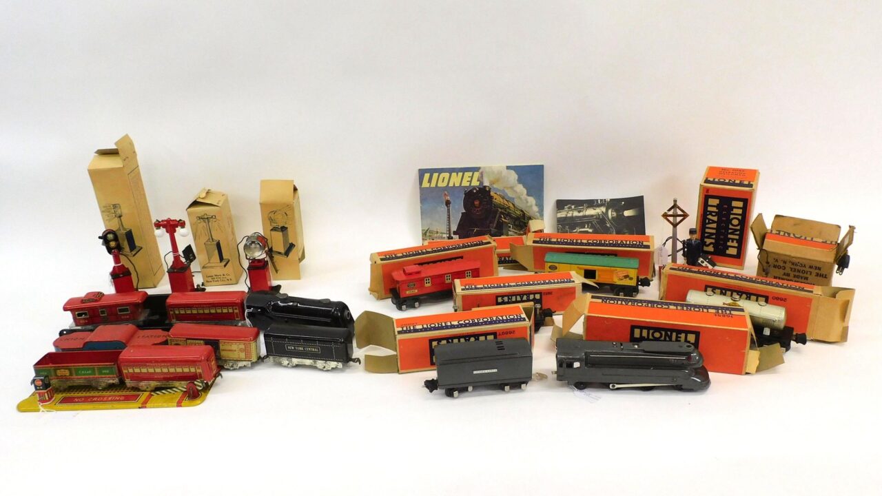 Vintage Toy Train Lot Including Lionel and Marx Sets