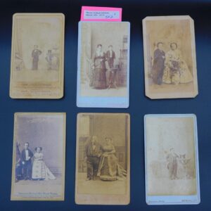 Mathew Brady Collection: Late 19th Century Cabinet Cards of Dwarfs and Little People from P.T. Barnum's Circus.