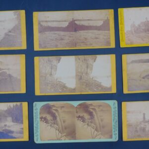 Bierstadt Brothers' Late 19th Century Niagara Falls Stereo View Cards.