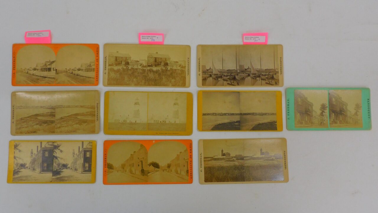 Nantucket Stereo View Cards by Unknown Artist