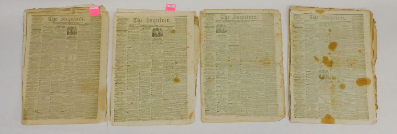 Nantucket Inquirer Newspaper Collection 1849 by Various Artists.