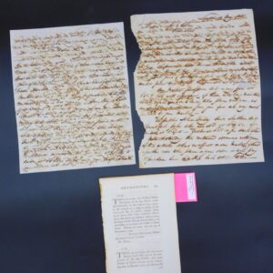 Lemuel Goddard Handwritten Letter Discussing Greener Guns and Whaling Voyage