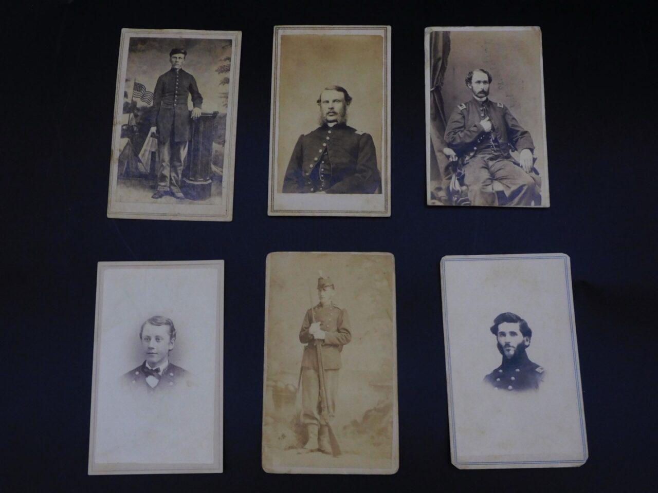 Civil War CDV's Featuring Isaac Osar Simpson and Union Soldiers