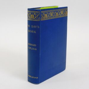 Rudyard Kipling's "The Day's Work" 1898 First Edition in Custom Blue Cloth and Leather Clamshell.