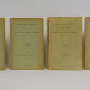 Genealogical Collections of Roman Catholic Families of England by Unknown Artist. 1887. Rare Complete Set in Auction.