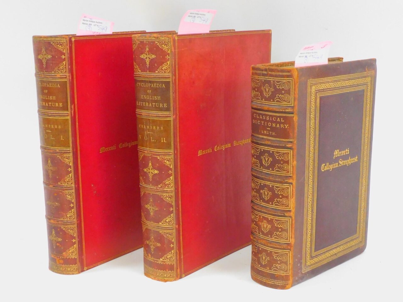 Zaehnsdorf Binding: Rare Volumes of English Literature & Classical Dictionary