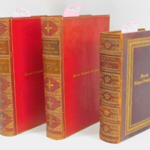 Zaehnsdorf Binding: Rare Volumes of English Literature & Classical Dictionary