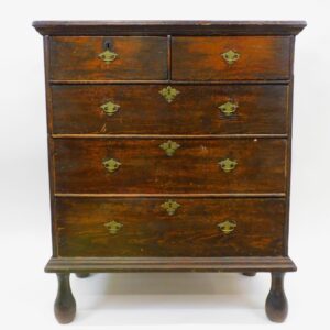 William and Mary Pine Chest of Drawers