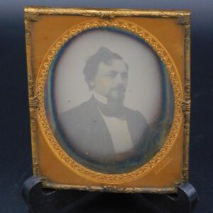 Daguerreotype Portrait of Dr. Elias Braman Harris by Jacob Shew