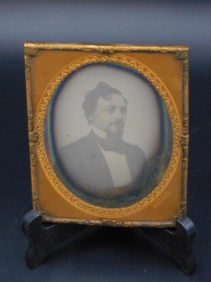 Daguerreotype Portrait of Dr. Elias Braman Harris by Jacob Shew