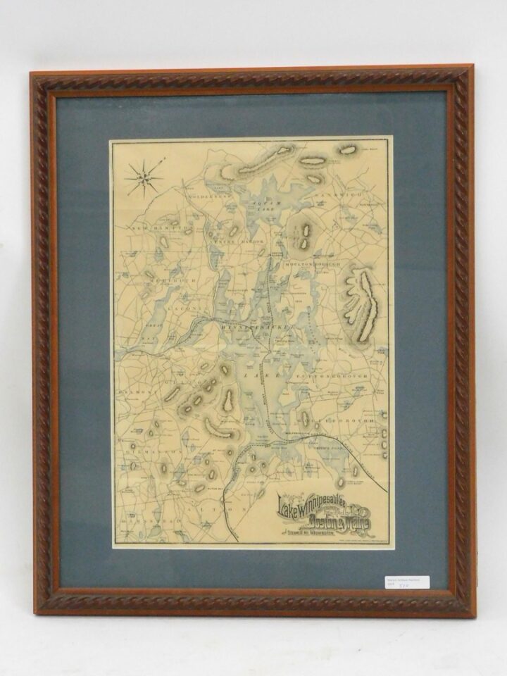 Map of Lake Winnipesaukee and vicinity by Rand