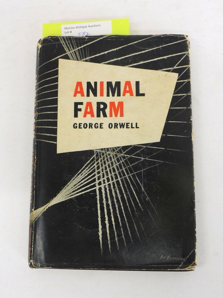 George Orwell "Animal Farm" 1st American Edition 1946 Hardcover Book with Original Dust Jacket 8vo.