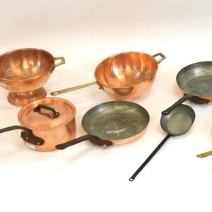 Vintage French Copper Cookware Collection by Havard