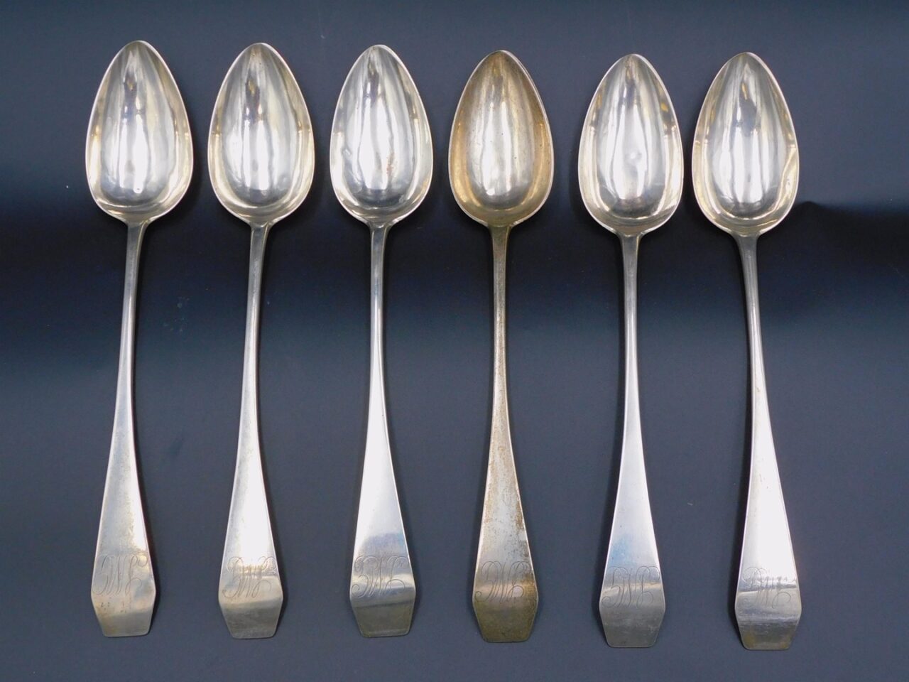 American Coin Silver Spoons by Unknown Artist