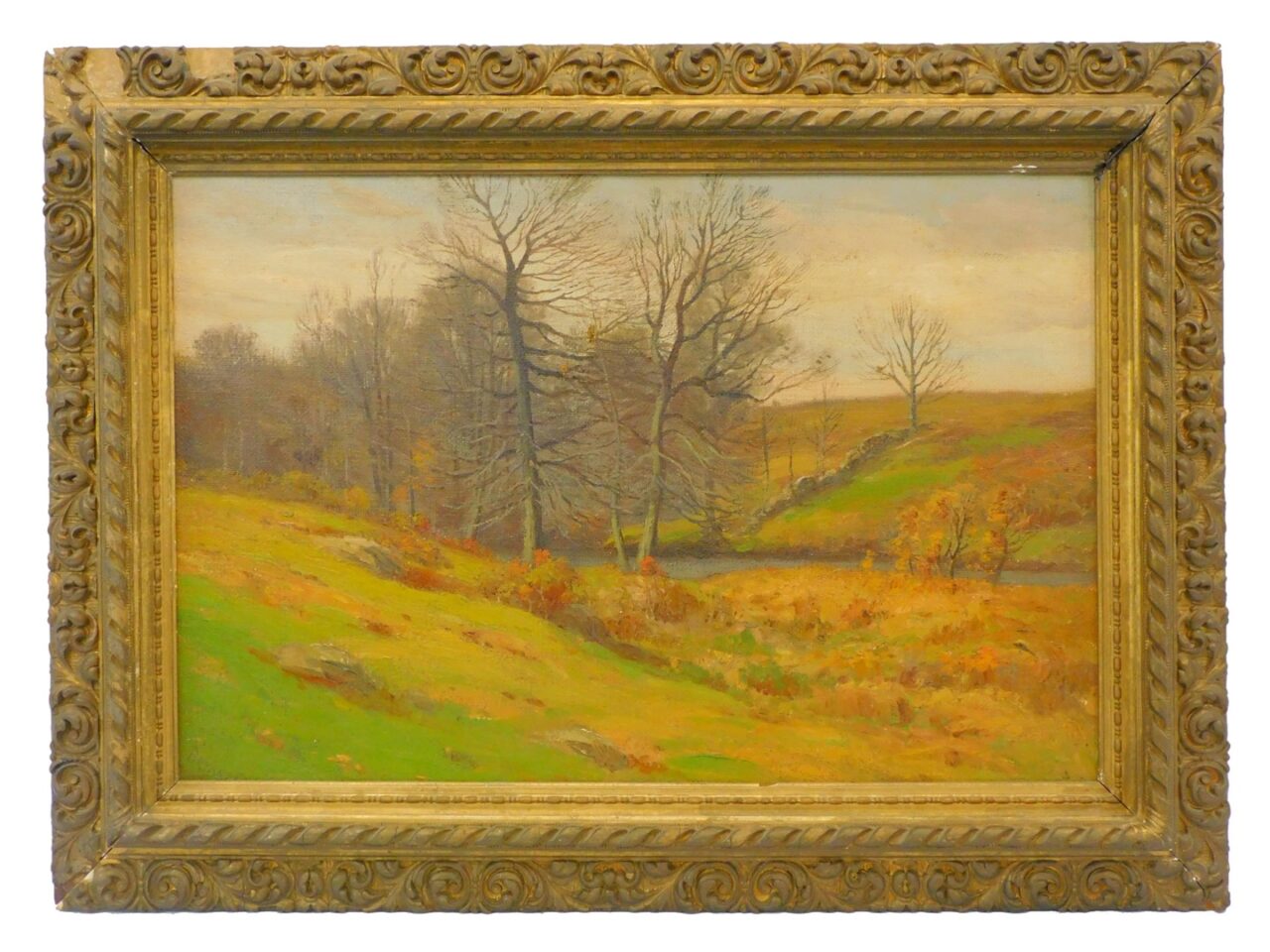 Bryant Chapin (1859-1927) Oil on Canvas "A November Morning