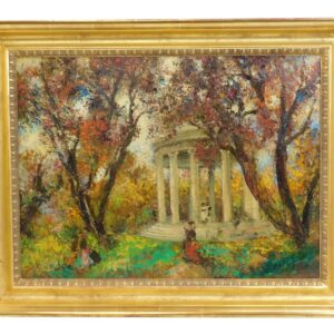 Ludolfs Lieberts Garden Folly 20th Century Impressionist Landscape Painting