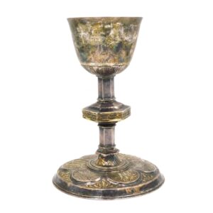 18th/19th c. Spanish Colonial Silver Chalice with Anno hallmark