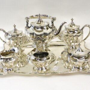 Graff Washbourne And Dunn New York Sterling Silver Tea Set