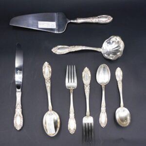 Towle Sterling Silver Flatware Set in King Richard Pattern