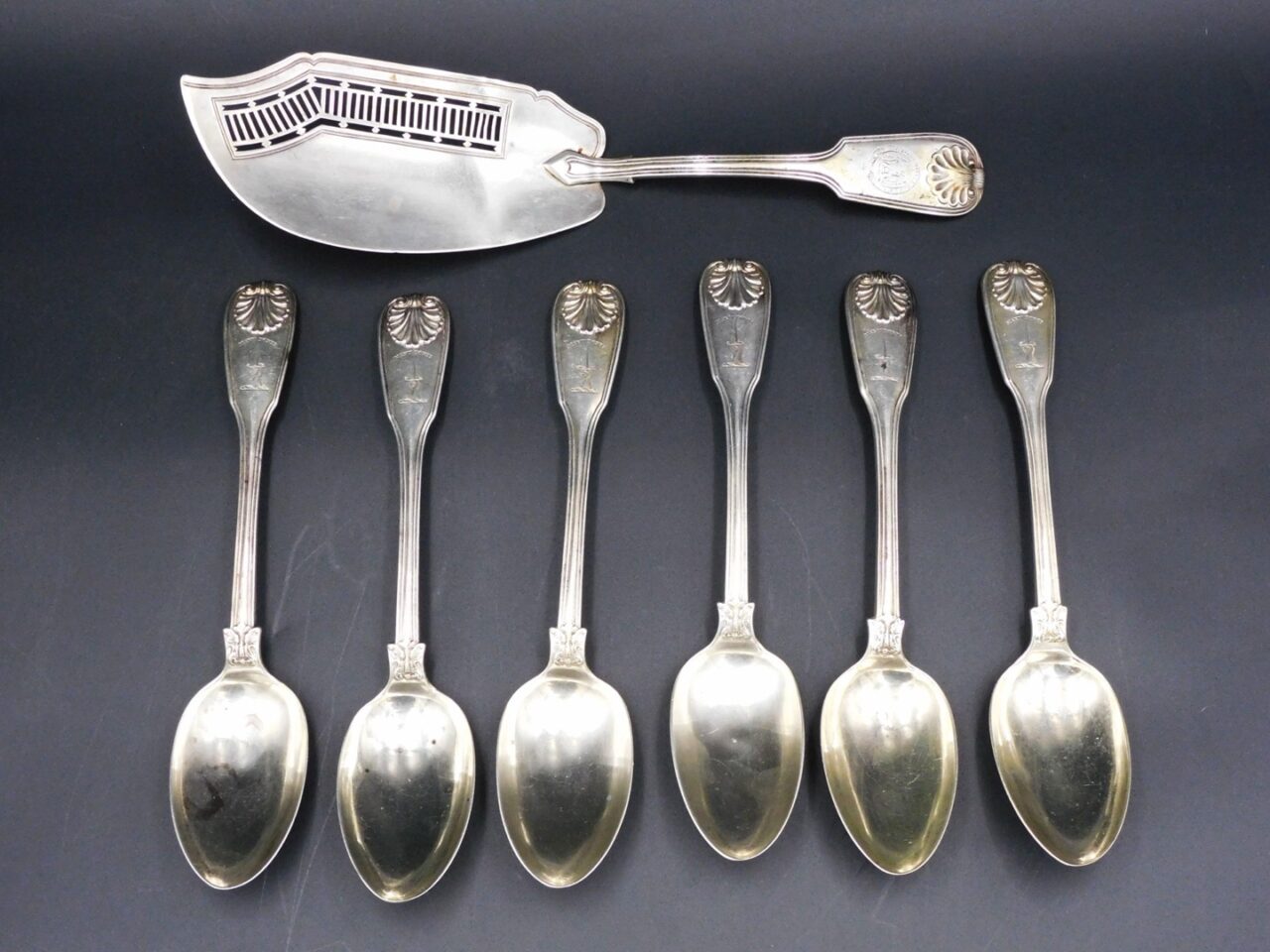 Scottish Sterling Silver Tablespoons by Alexander Mitchel