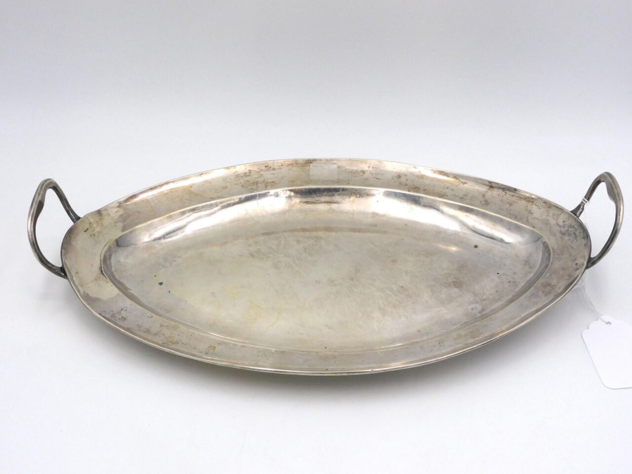 Hand Hammered Mexican Silver Tray by Carmano