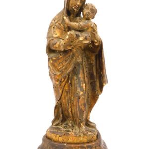 Carved Madonna And Child.